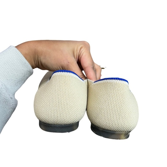 Rothy's Tan and Blue Loafers - Picture 5 of 7